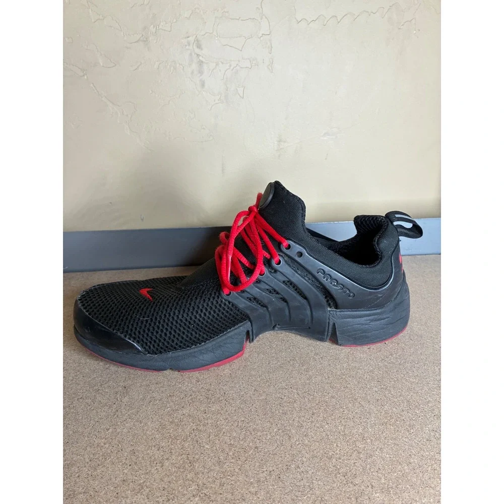 Nike Air Presto Mens Running Shoes Black Red 846438-998 Size 8